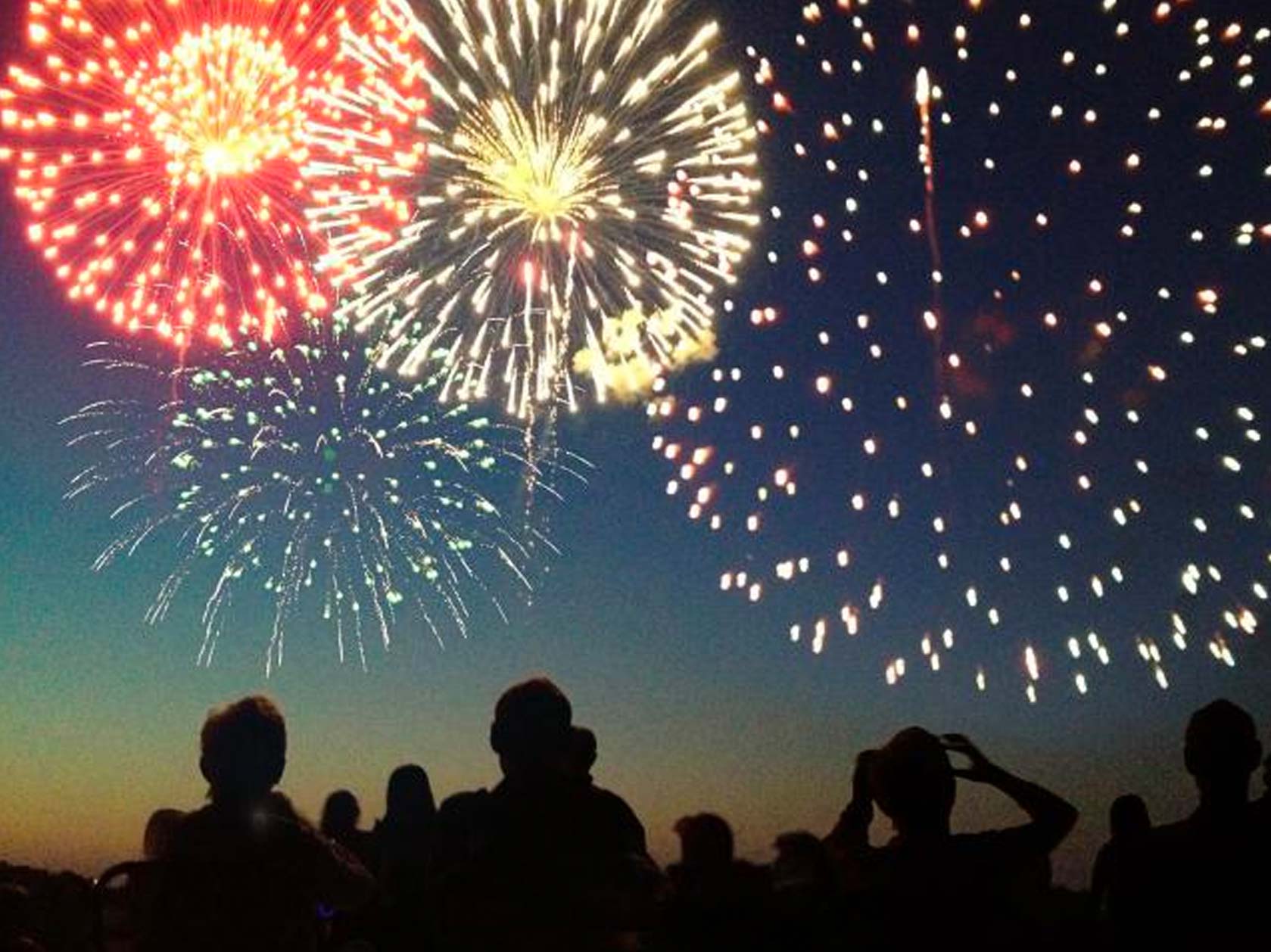 Spectacle pyrotechnique